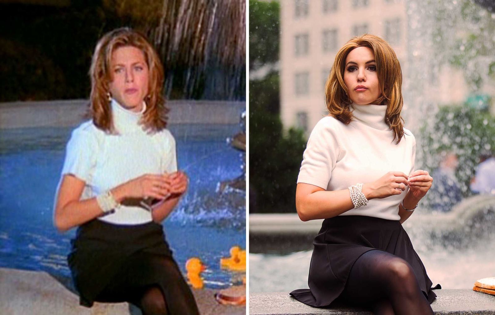 i dressed like rachel green for a week