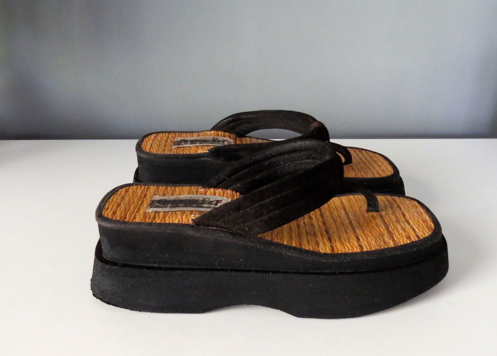 90s slip on sandals