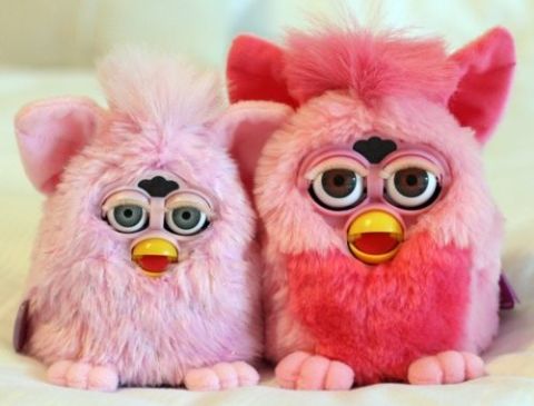 Pink, Fictional character, Magenta, Toy, Livestock, Baby toys, Costume accessory, Beak, Llama, Plush, 