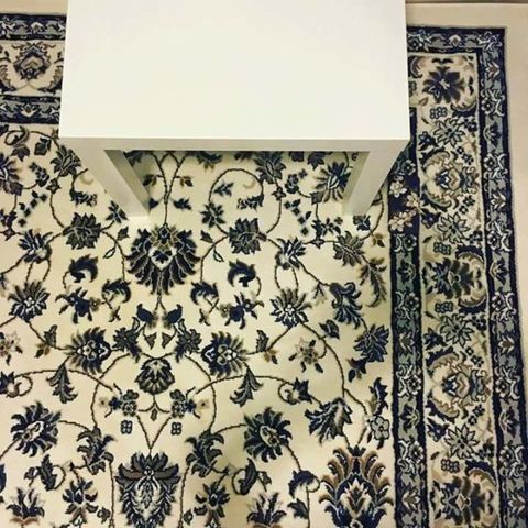 phone rug optical illusion