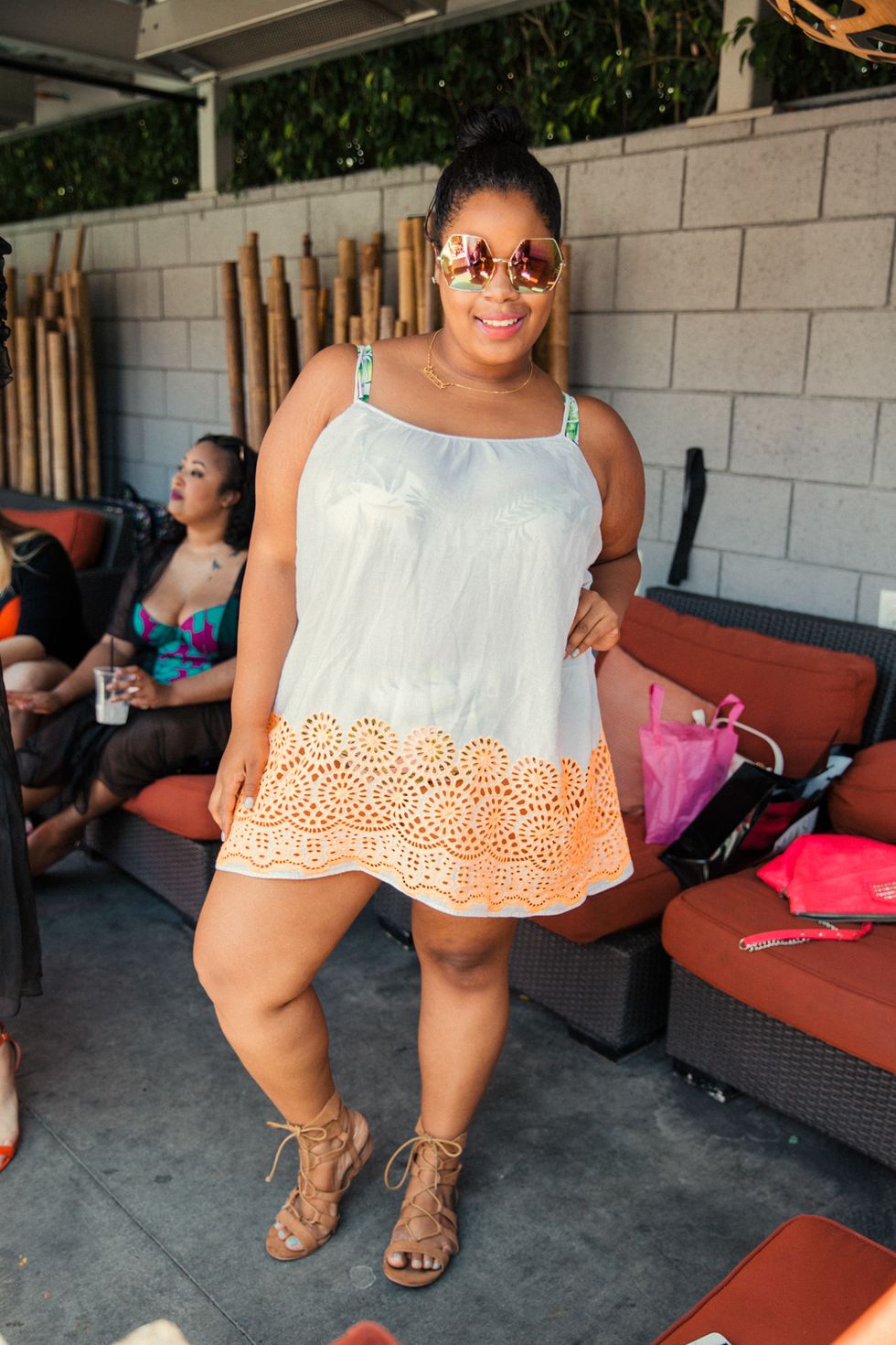 Plus Size Model Celebrates Curves and Inclusion with Body Confidence Pool  Party