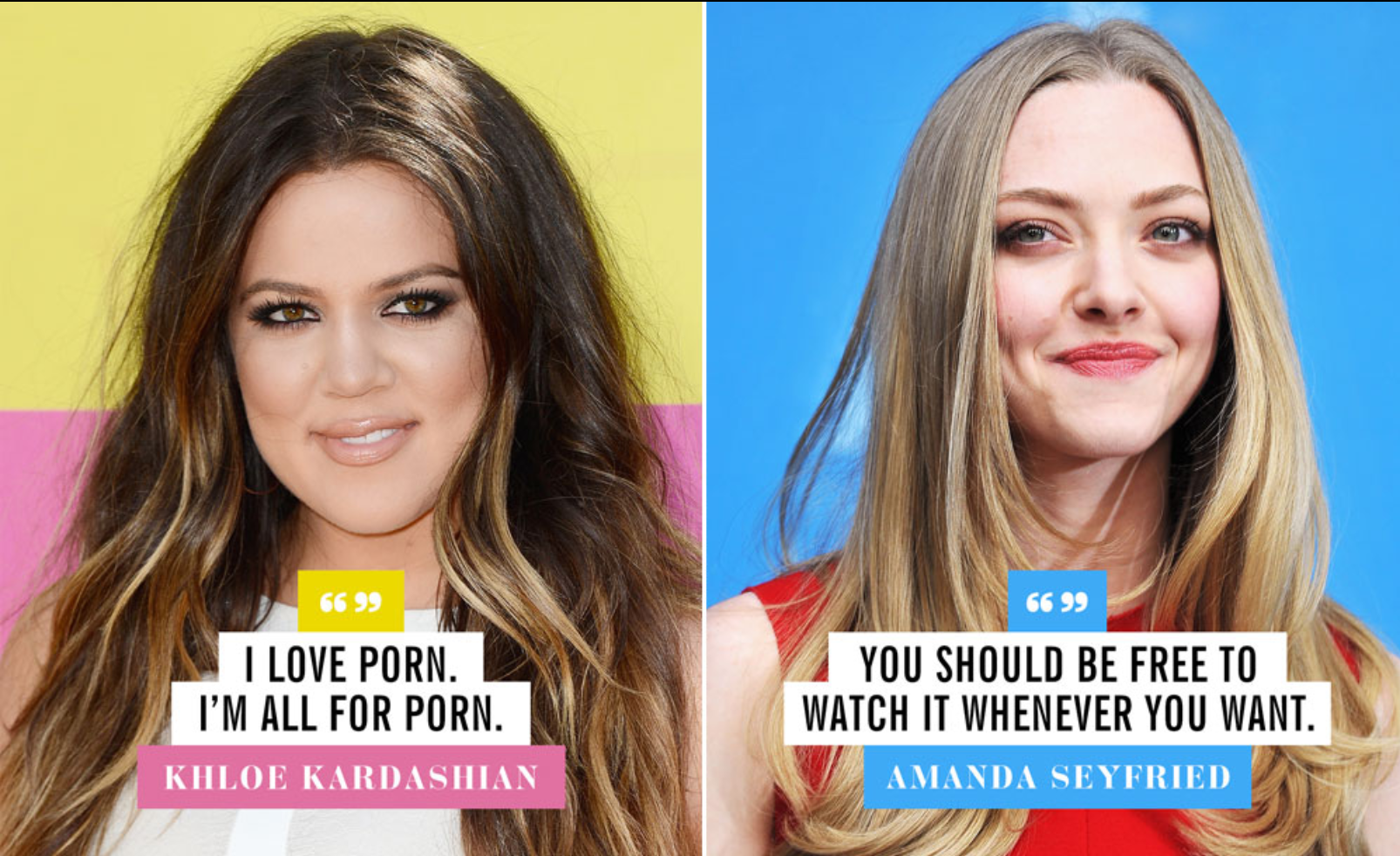 1606px x 982px - Celebrities Talking About Porn