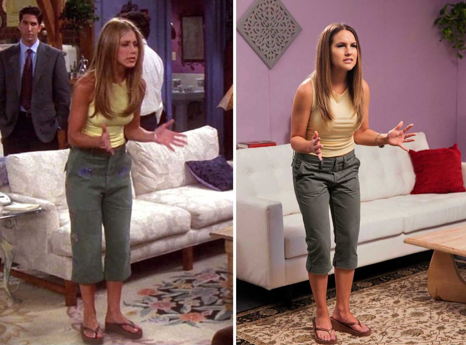 i dressed like rachel green for a week