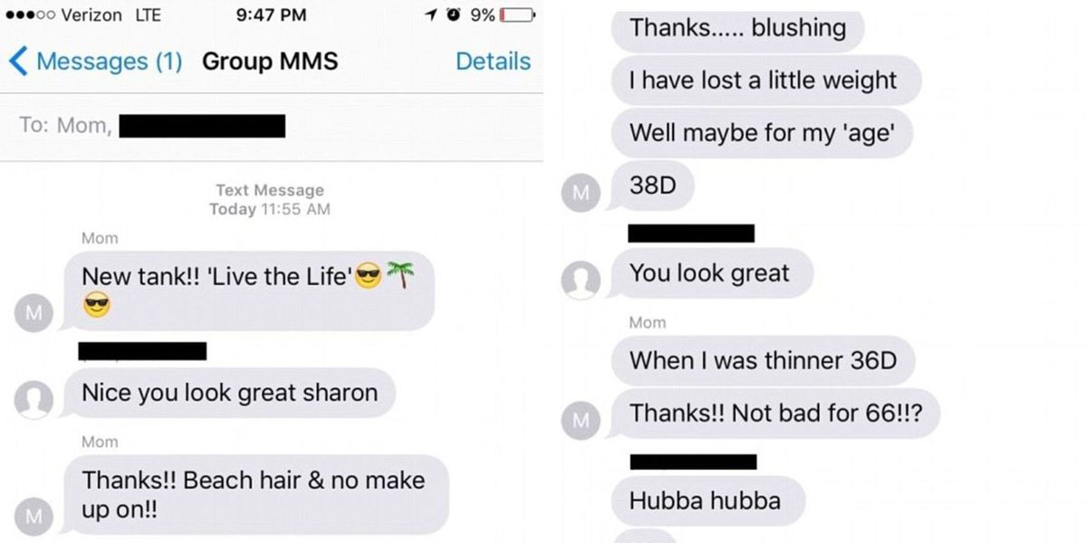 This Woman Received A Bunch Of Her Mom S Sexts After She