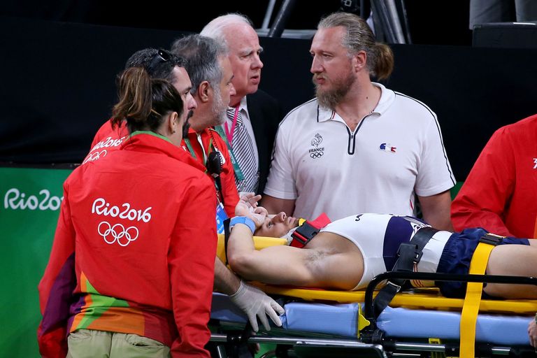 Samir Ait Said Broken Leg Olympics French Gymnast Broken Leg Olympics