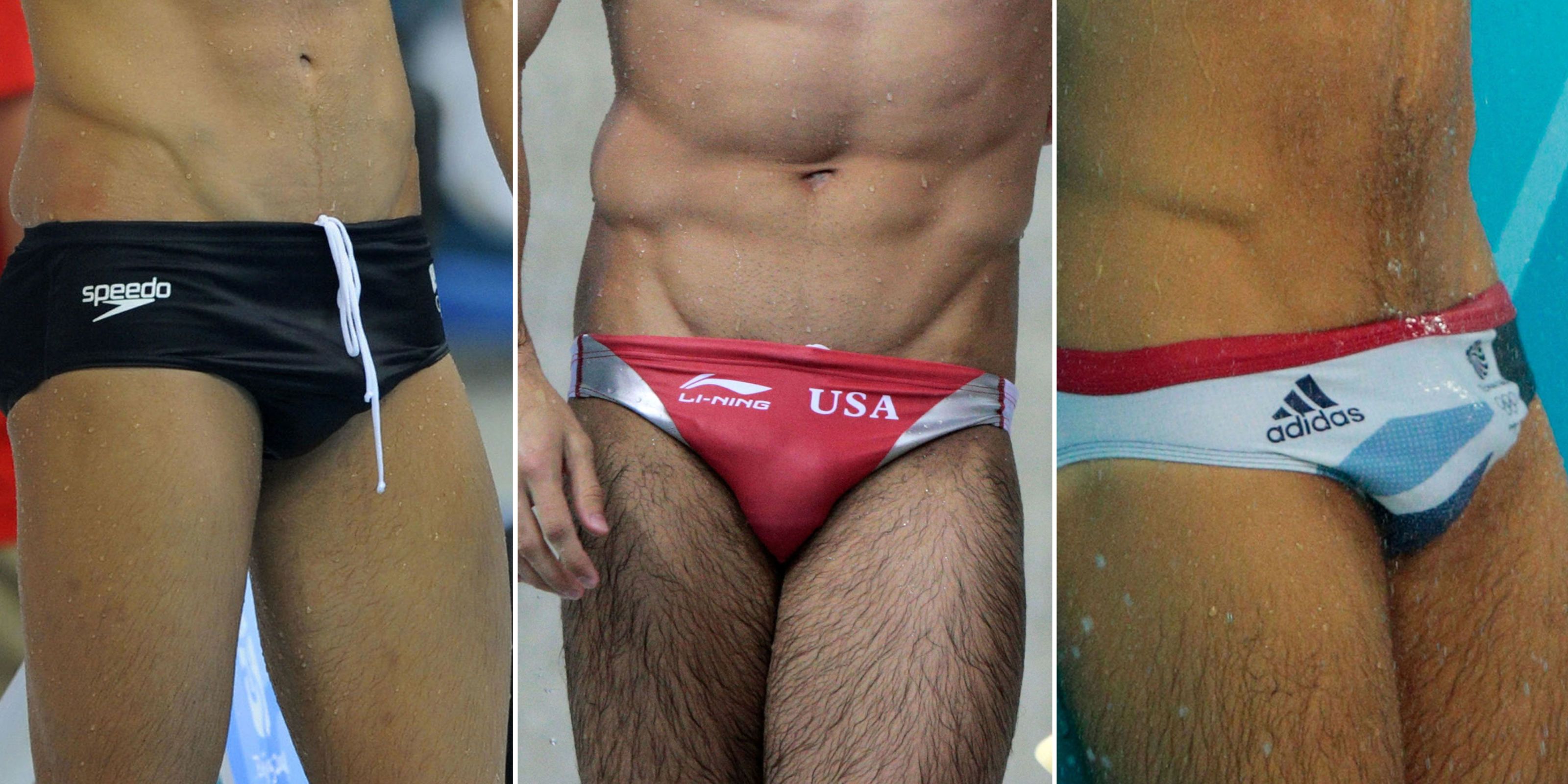 swimmers in speedos