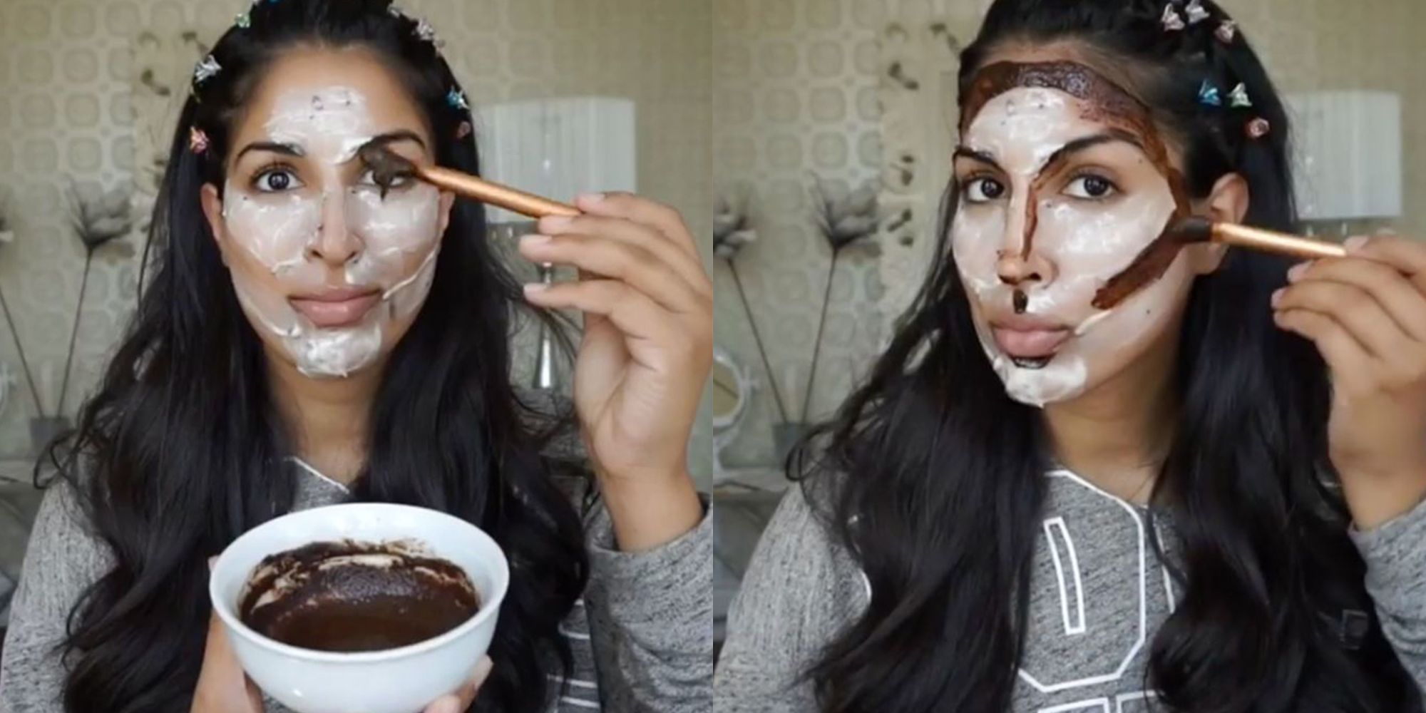 Watch This Beauty Blogger Contour Her Face Using No Makeup DIY