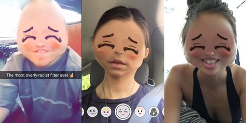 snapchat criticized for anime inspired filter lens called