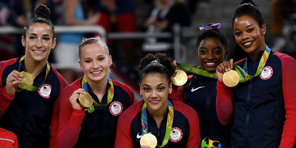 Team USA Wins Gold in Gymnastics AllAround Finals Olympics 2016