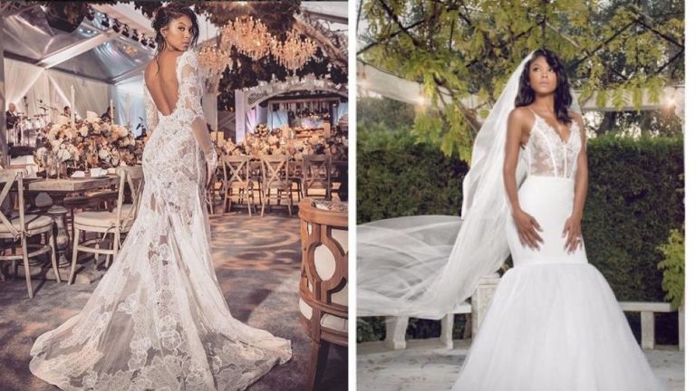 Eniko Parrish Kevin Hart Wedding - Eniko Parrish Vera Wang 