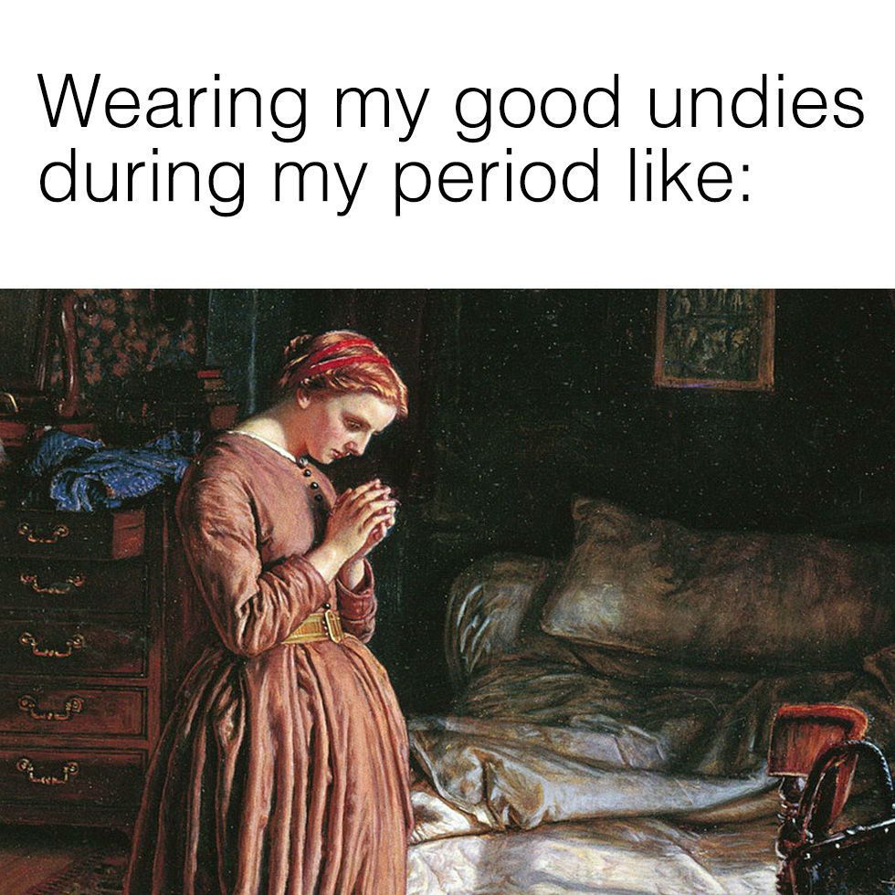 period cramps meme