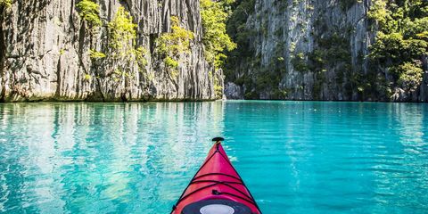 Water, Kayak, Watercraft, Boat, Kayaking, Canoeing, Sea kayak, Reflection, Lake, Aqua, 