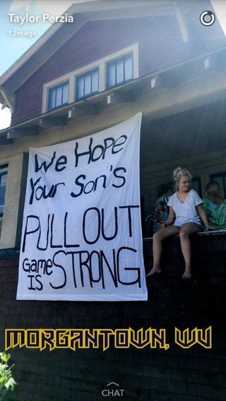 West Virginia Sorority Hung Banners That Clap Back At Sexist Fraternity Signs