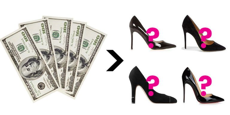 QUIZ: Which Black Pump Costs Less Than $500