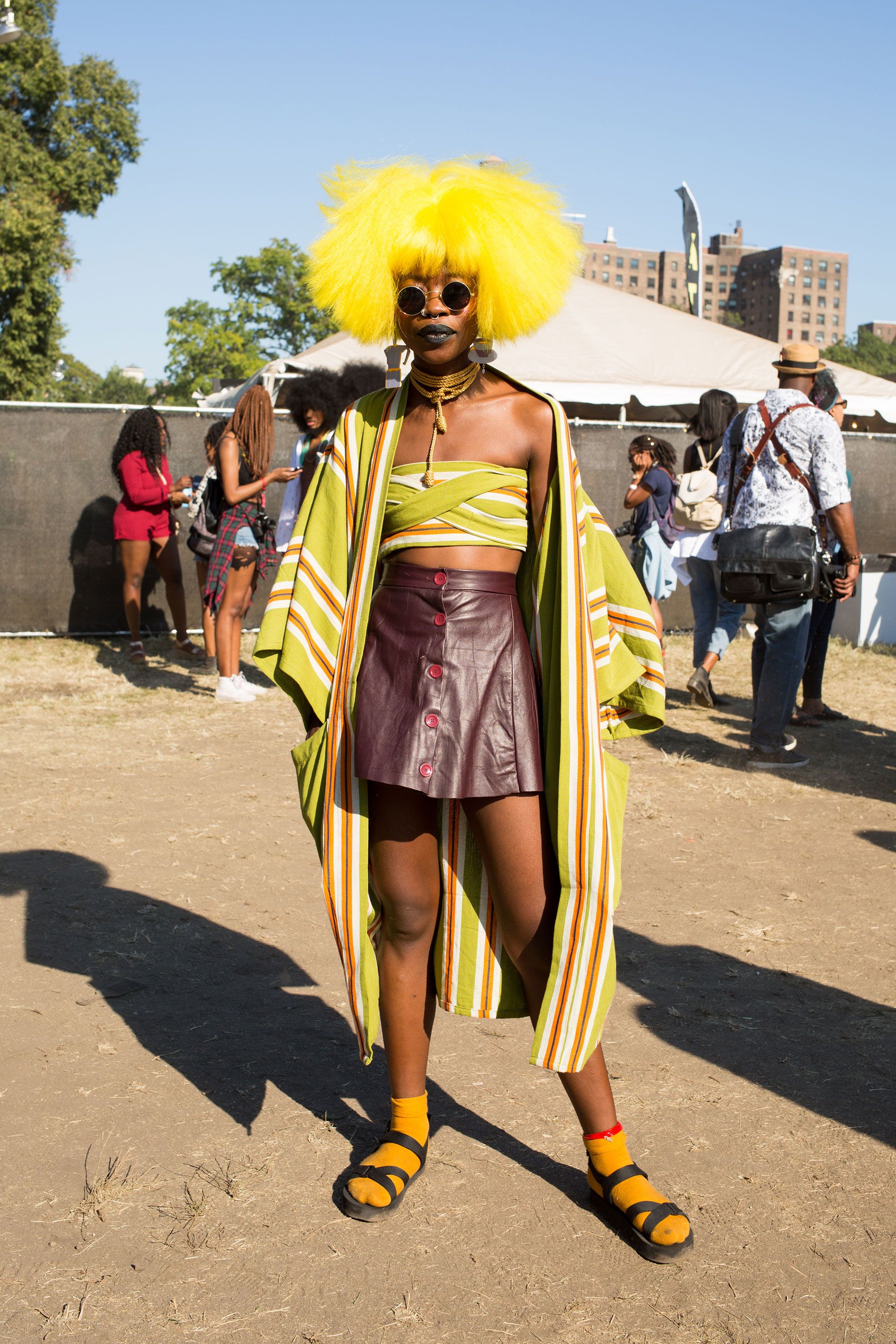 Afro hotsell punk outfits