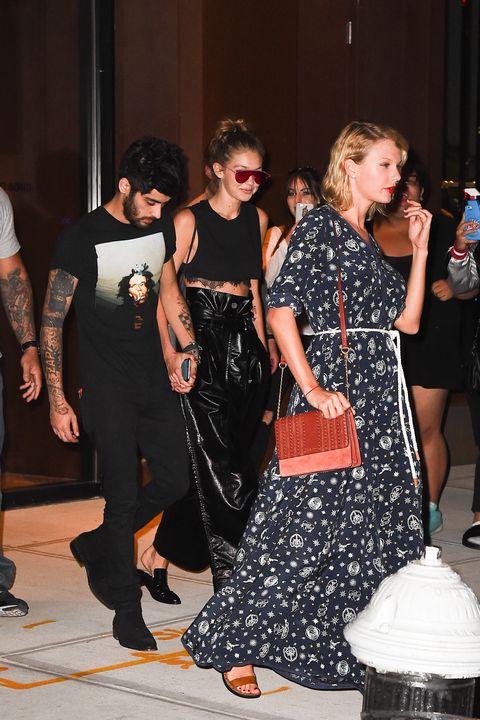 7 Photos Of Taylor Swift Third Wheeling Gigi Hadid And Zayn