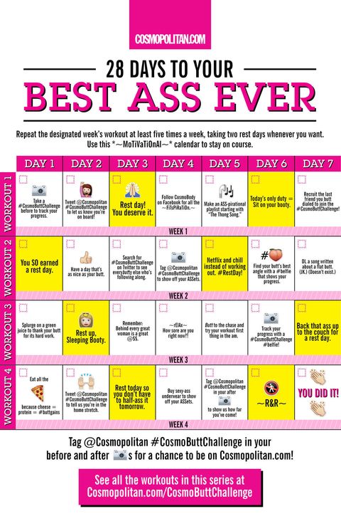 28-Day Butt Workout Challenge - Get Your Best Ass Ever In -8766