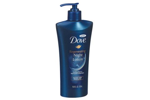 <p>'Tis the season of teeny-tiny minis and barely-there bikinis! Make sure your skin is soft, touchable, and gorgeously glowy with this nighttime nourishing lotion (it's loaded with moisturizing shea butter)!</p>
<p>Dove Regenerating Night Lotion, $6, <a href="http://www.walmart.com/ip/Dove-Regenerating-Night-Lotion-10.8-fl-oz/21806838" target="_blank">walmart.com</a></p>