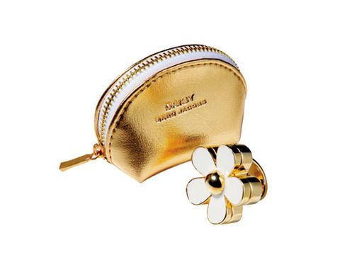 The ring is chic, and so is the solid perfume inside (perfect for touch-ups). Daisy Marc Jacobs Solid Perfume Ring, $30.