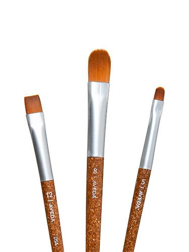These supersoft bristles are made from planet-friendly flax fibers, and the handles are crafted with recycled resin. Aveda Flax-Stick makeup brushes, $13 to $20.