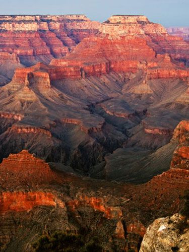 Those who like rugged romance head to the Old West to hike or horseback ride in America's largest canyon. The truly adventurous can <a href="http://www.grandcanyonranch.com/hotel+lodging.choices.htm" target="_blank">camp under the stars</a> or stay in a tepee lit only by a lantern (outdoor nooky, anyone?). Cap off your visit with a hot-air balloon ride, allowing you to really take in the colors and sights of the area ($200 and up).