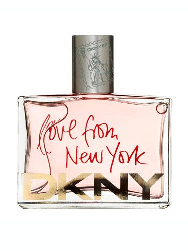 A classic floral with a naughty twist of black currant that's so NYC.
<br /><br /><a href="http://www.dknyfragrances.com/templates/products/sp_nonshaded.tmpl?CATEGORY_ID=CATEGORY21903&PRODUCT_ID=PROD15132" target="_blank">Love From New York DKNY for Women</a>, $45