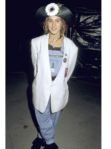 sarah jessica parker 80s fashion