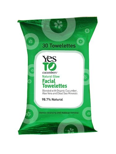 When—despite your best efforts—your makeup has melted all over your face, wipe it away with these soothing, cucumber-infused cloths. 
<br /><br />
Yes to Cucumbers Soothing Facial Towelettes, $3, <a href="http://www.dermstore.com/product_Yes+To+Cucumbers+-+Soothing+Hypoallergenic+Facial+Towelettes_30855.htm"target="_blank">dermstore.com</a>