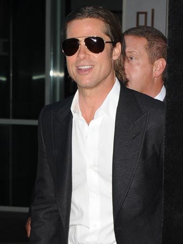 ...just make sure they're the <i>right</i> shades. Brad Pitt looks awesome pairing slightly retro-looking aviators with a jacket with wide lapels. Think about the style you're going for and then pick the sunglasses to match.