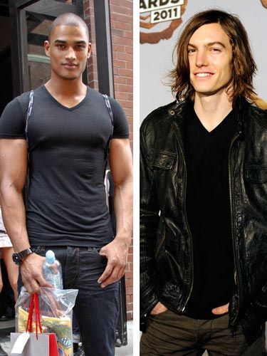 Rob Evans (left) is a hunky boxer and model with an adorable British accent. Ian Mellencamp (rocker John Mellencamp's nephew) is a musician and model with a softer side.