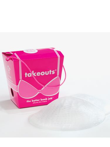 "These had just the right amount of movement to make them look real—and they stayed in place all night long." -Dawn

<br /><br />
Takouts, $48, <a href="http://www.herlook.com/takeouts-better-boob-job.html"target="_blank">herlook.com</a>