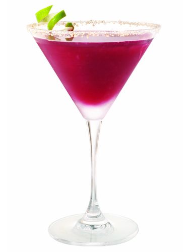<br />1.5 oz. SKYY Infusions Dragon Fruit <br />
.5 oz. American honey liqueur<br />
1 oz. Peach nectar<br />
5 Raspberries<br />
1 Sugar cube<br />
Squeeze of lemon<br />
Champagne or sparkling wine
<br /><br />
<i>Muddle ingredients (except sugar cube) and shake over ice. Place sugar cube in the bottom of the glass and strain drink over it. Top with Champagne or sparkling wine. </i>
