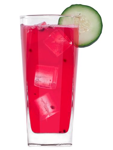 <i>2 oz. Camarena Silver Tequila<br />
1 oz. lemon juice<br />
½ oz. agave nectar<br />
2 cucumber wheels<br />
2 blackberries<br />
2 oz. ginger ale</i><br /><br />
 
Muddle cucumber and blackberries in a shaker. Add tequila, lemon juice, agave nectar, and ice. Shake and strain into a tall glass filled with ice. Top with ginger ale and stir. Garnish with a cucumber wheel.