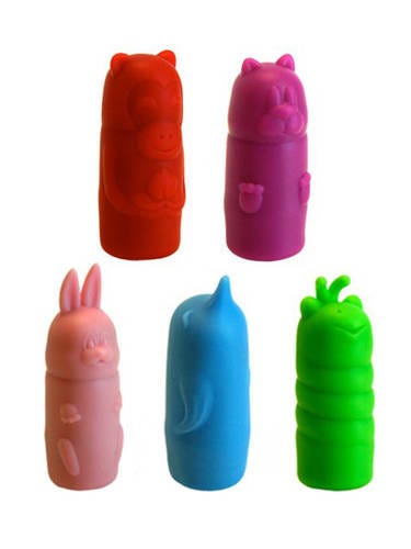 image It's just like a stuffed animal……except it's your vibrator. Rule of thumb: Sex toys should never look like something that came from Toys R Us. <br /><br /> Bullet Buddies Vibrators, each, <a href="http://www.goodvibes.com/display_product.jhtml?id=1-2-DE-0802" target="_blank">goodvibes.com</a>