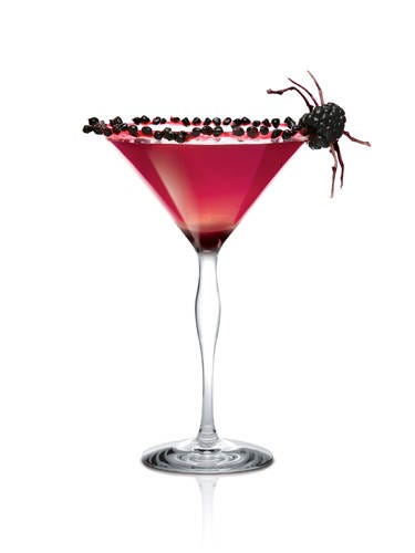 image <i>1 oz. X-Rated Fusion Liqueur ½ oz. SKYY Vodka<br /><br /> 1½ oz. black raspberry liqueur<br /> 3 blackberries<br /><br /></i> Muddle blackberries in a cocktail shaker. Add ice and remaining ingredients. Shake vigorously and strain into a martini glass.<br /><br /> <i>Source: <a href="http://skyyvodka.com/" target="_blank">SKYY Vodka</a></i>