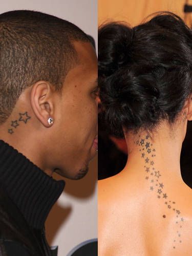 Celebrity Couple Tattoos - Bad Couple Matching Tattoos