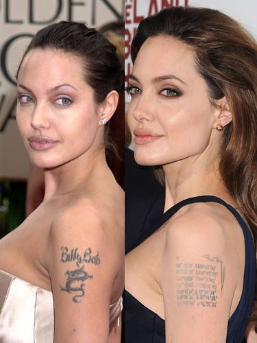 Celebrity Couple Tattoos Bad Couple Matching Tattoos   539fc12a3fa61   Cos 09 Angelina Jolie Billy Bob Thorton Tattoo De Mscn 