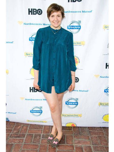 When Lena’s pantsless red-carpet look sparked a media firestorm this past fall, the Girls creator fired right back: “I don’t think a girl with tiny thighs would have received such no-pants attention. I think what it really was about... ‘Why did you all make us look at your thighs?’ My response is, get used to it because I am going to live to be 100, and I am going to show my thighs every day till I die.” 