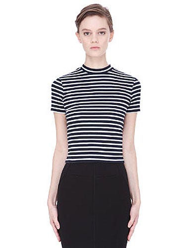 black and white garments