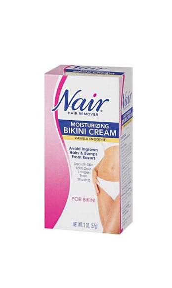 p Depilatories can be iffy for bikini hair removal (keep it on the outside,...