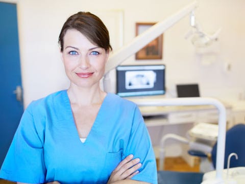 image <p>You probably think we have a bit of an <a href="http://www.cosmopolitan.com/sex-love/tips-moves/oral-sex-tips?click=main_sr" target="_blank">oral fixation</a>, but mouths are big business these days! Reasons being an orthodontist rocks, aside from the whopping paycheck: You're not extracting dead teeth or performing root canals, you get to work with kids, and the career outlook is fab—not only is there an endless supply of tots born with a crooked smile, but more and more adults are now opting for braces (hello, Gwen Stefani and Tom Cruise).</p> <p> </p>