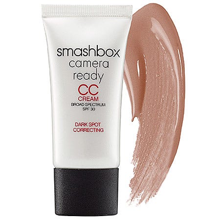 image <p>Foundations can look a bit heavy in the warmer months, when the sun is out a lot more. Now is a great time to invest in the new CC creams. We love how Smashbox's covers a new <em>mancha</em> yet leaves your skin with a natural looking glow. Plus it contains SPF 30!</p> <p> </p> <p>, <a href="%20http://www.sephora.com/camera-ready-cc-cream-broad-spectrum-spf-30-dark-spot-correcting-P378614?skuId=1497007" target="_blank">Sephora</a></p>