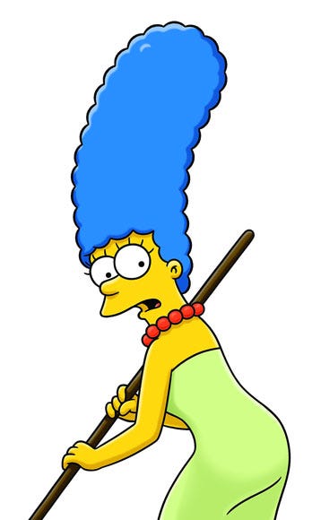 image <p>The cartoon matriarch's towering blueberry bouffant is this standard by which all other blue hairstyles should be measured. Got that, Bynes?</p>