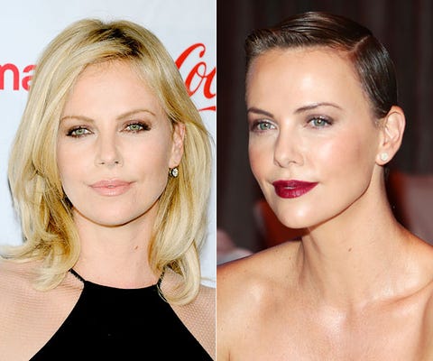 Actresses with long blonde hair cut short