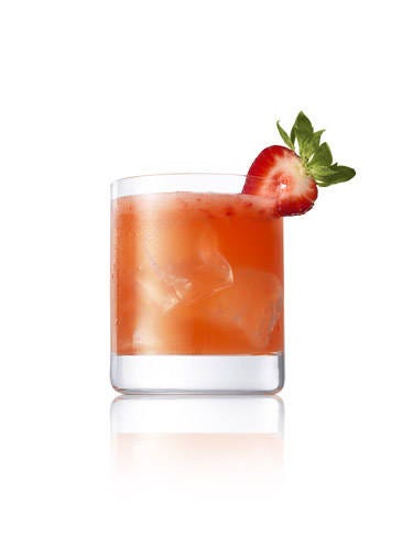 <i>2 oz. Caliche Rum<br />
1 oz. lime juice<br />
¼ oz. simple syrup<br />
1 strawberry<br />
Garnish: strawberry</i><br /><br />
To make simple syrup, mix equal parts hot water and sugar until sugar is dissolved. Muddle strawberry in a cocktail shaker. Add remaining ingredients and ice. Shake vigorously. Strain into a glass filled with ice. Garnish with a strawberry.
<br /><br /><i>Source: Caliche Rum</i> <i>2 oz. Caliche Rum<br />
1 oz. lime juice<br />
¼ oz. simple syrup<br />
1 strawberry<br />
Garnish: strawberry</i><br /><br />
To make simple syrup, mix equal parts hot water and sugar until sugar is dissolved. Muddle strawberry in a cocktail shaker. Add remaining ingredients and ice. Shake vigorously. Strain into a glass filled with ice. Garnish with a strawberry.
<br /><br /><i>Source: Caliche Rum</i>