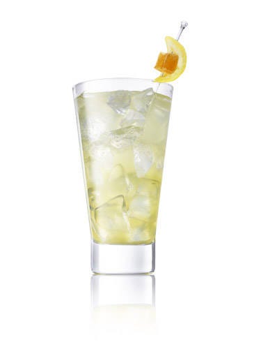 <i>2 oz. Caliche Rum<br />
¼ oz. simple syrup<br />
¾ oz. lemon juice<br />
Ginger beer</i><br /><br />
To make simple syrup, mix equal parts hot water and sugar until sugar is dissolved. Combine all ingredients except ginger beer in a cocktail shaker filled with ice. Shake vigorously and strain into a glass filled with ice. Top with ginger beer.
<br /><br /><i>Source: Caliche Rum</i> <i>2 oz. Caliche Rum<br />
¼ oz. simple syrup<br />
¾ oz. lemon juice<br />
Ginger beer</i><br /><br />
To make simple syrup, mix equal parts hot water and sugar until sugar is dissolved. Combine all ingredients except ginger beer in a cocktail shaker filled with ice. Shake vigorously and strain into a glass filled with ice. Top with ginger beer.
<br /><br /><i>Source: Caliche Rum</i>