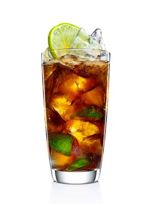 1 oz. Malibu Island Spiced Rum<br>  2 oz. diet cola<br>  Garnish: lime wedge<br><br>    <i>Combine all ingredients in a glass fille with ice. Stir and garnish with a lime wedge.</i><br><br>    Source: Malibu Rum