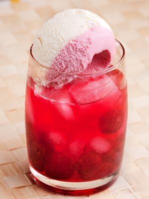 3 oz. Diet Coke<br>  2 oz. light rum<br>  1 oz. grenadine<br>  1 scoop cherry vanilla frozen yogurt<br>  Maraschino cherries<br><br>     <i>Combine coke, rum, and grenadine in a cocktail shaker. Shake and pour into a glass filled with ice. Add cherries and a scoop of cherry vanilla frozen yogurt.</i><br><br>    Source: Andrea Correale of <a href="http://elegantaffairscaterers.com/" target="_blank">Elegant Affairs Caterers</a>