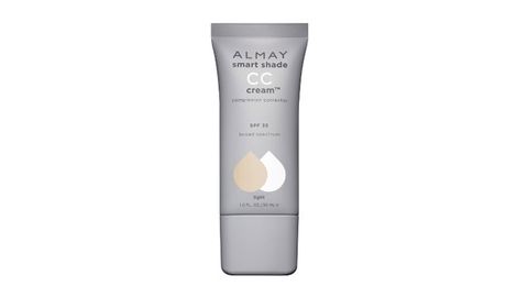 <p>So-so complexion? This cream covers acne scars and uneven skintone &#150; without feeling heavy or obvious. Your new best friend.</p>
<p>Almay Smart Shade CC Cream in Light, $9, <a href="http://www.target.com/p/almay-smart-shade-cc-cream/-/A-14507637?ref=tgt_adv_XSG10001&AFID=Google_PLA_df&LNM=%7C14507637&CPNG=Unassigned&kpid=14507637&LID=PA&ci_src=17588969&ci_sku=14507637&gclid=CI78m_i7k7kCFYui4Aod-mIAaA" target="_blank">target.com</a></p>