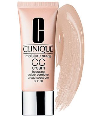 <p>The perfect early morning pick-me-up, this CC instantly eradicates dark circles and sallowness. You'll look smashing in that 9am meeting.</p>
<p>Clinique Moisture Surge CC Cream Hydrating Colour Corrector Broad Spectrum SPF 30 in Light/Medium, $35, <a href="http://shop.nordstrom.com/s/clinique-moisture-surge-cc-cream-hydrating-colour-corrector-broad-spectrum-spf-30/3485725?cm_cat=datafeed&cm_ite=clinique_'moisture_surge'_cc_cream_hydrating_colour_corrector_broad_spectrum_spf_30:680145&cm_pla=makeup:women:foundation&cm_ven=Google_Product_Ads&mr:referralID=bd44a57a-0be4-11e3-a969-001b2166c2c0" target="_blank">shop.nordstrom.com</a></p>